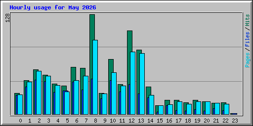 Hourly usage for May 2026